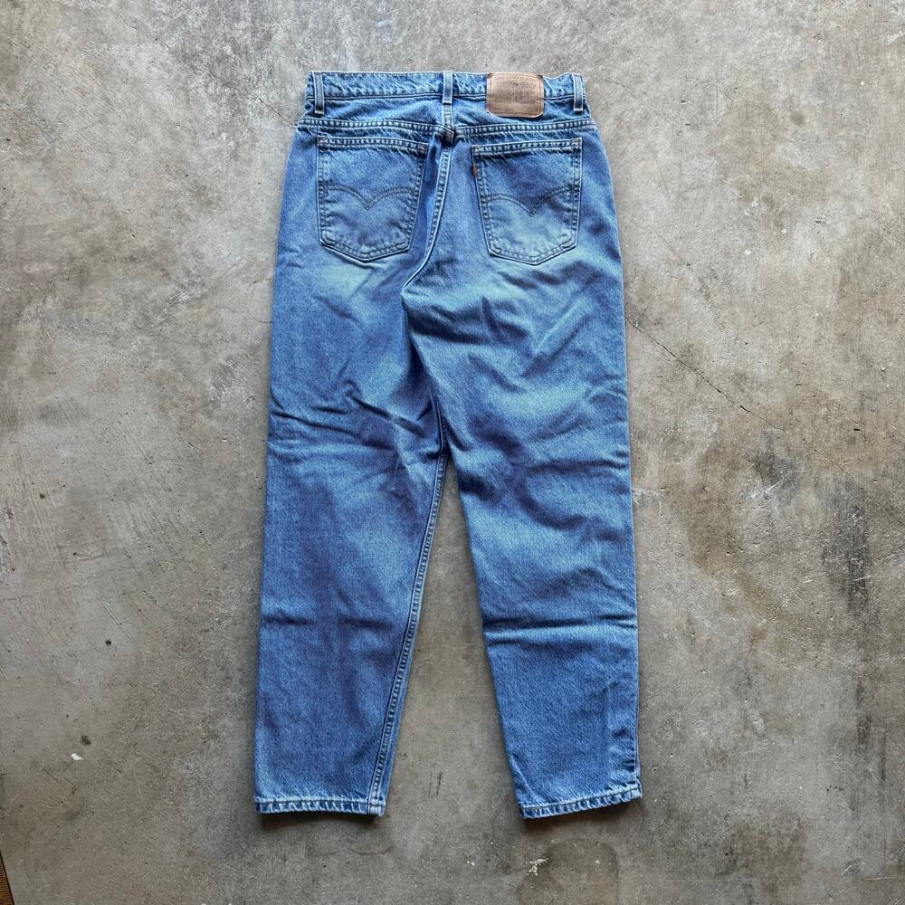 Vtg 1998 Levis 960 Loose Fit Straight Leg Orange Tab Jeans Size 31x30